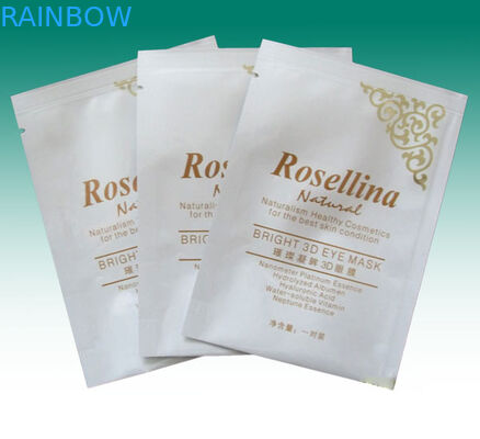 आंसू पायदान / हैंग होल के साथ मास्क चेहरे एल्यूमीनियम पन्नी थैली पैकेजिंग