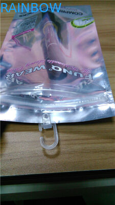 अनुकूलित सादे स्पष्ट स्टैंड पाउच खाली एल्यूमीनियम पन्नी ज़िप ताला बैग है