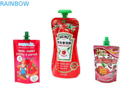 तरल के लिए शीर्ष टोंटी के साथ पर्यावरण संरक्षण टिकाऊ टोंटी बैग