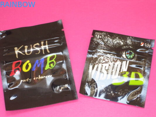 पुनर्नवीनीकरण पन्नी पाउच पैकेजिंग जिपर सिगार पाउच Mylar भंडारण बैग