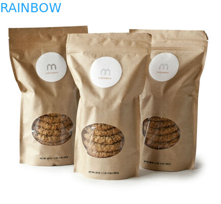 एल्यूमीनियम टुकड़े टुकड़े में Mylar खाद्य भंडारण बैग, कागज बैग खड़े हो जाओ