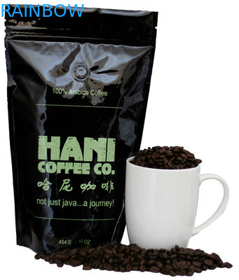 कॉफी चाय स्टैंड अल्युमीनियम फॉयल पाउच पैकेजिंग क्राफ्ट जिपलॉक बैग 250 ग्राम 500 ग्राम