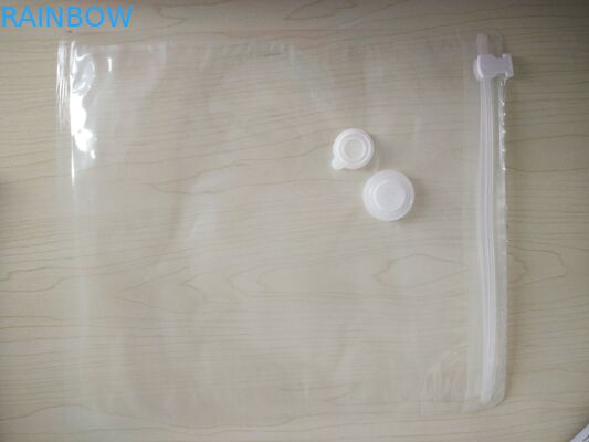 सब्जियों और फलों के लिए वायु वाल्व के साथ मिश्रित फ्रीज खाद्य वैक्यूम सील बैग