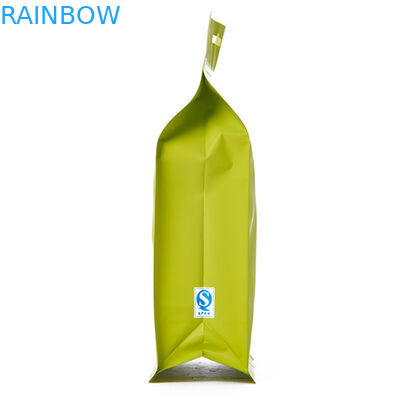 क्राफ्ट पेपर चाय पैकेजिंग बैग ziplock के साथ एल्यूमीनियम प्लास्टिक पैकेजिंग बैग खड़े हो जाओ