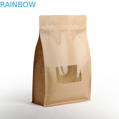 जिपर और खिड़की के साथ नमी सबूत फ्लैट नीचे टुकड़े टुकड़े में चाय बैग पैकेजिंग