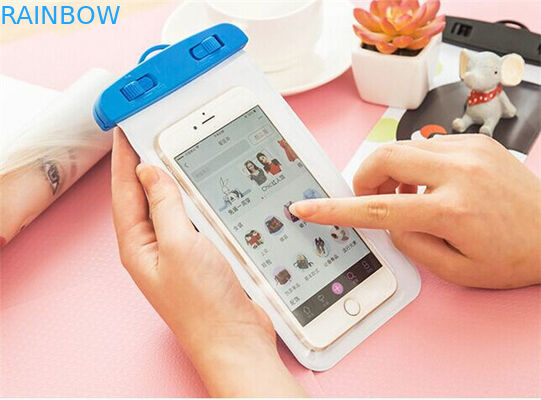 5.5 इंच यूनिवर्सल पीवीसी पनरोक फोन बैग Iphone 6s 6 प्लस के लिए