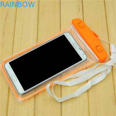 आईफोन 6 एस 6 प्लस, पिंक / ऑर्गन / ब्लू के लिए यूनिवर्सल 5.5 इंच पीवीसी वॉटरप्रूफ फोन बैग
