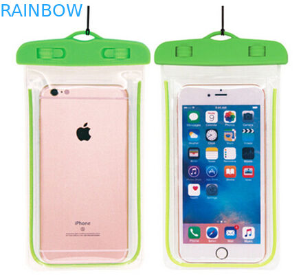 कस्टम प्लास्टिक पाउच पैकेजिंग पीवीसी पनरोक फोन पाउच बैग