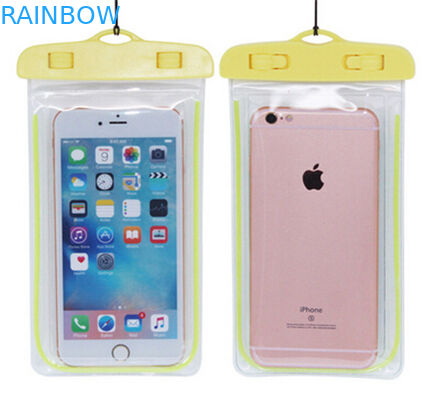 कस्टम प्लास्टिक पाउच पैकेजिंग पीवीसी पनरोक फोन पाउच बैग