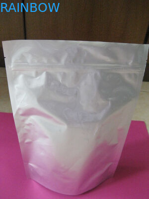 कॉफी / चाय के लिए पनरोक स्टैंड अप पन्नी पाउच पैकेजिंग शुद्ध एल्यूमीनियम पन्नी बैग