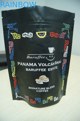 चाय / कॉफी / तरल के लिए एल्यूमीनियम पन्नी पन्नी थैली पैकेजिंग के लिए ज़िपलॉक स्टैंड