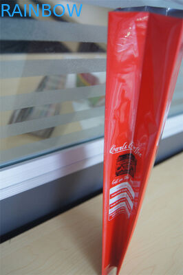 वाल्व, लाल हरे रंग के साथ अनुकूलित साइड कली एल्यूमीनियम पन्नी कॉफी बैग