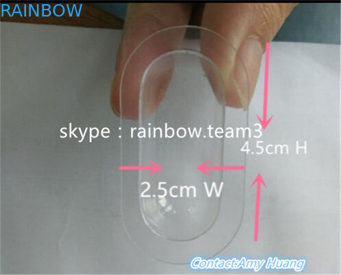 सेक्स गोलियों के लिए पुनः प्रयोज्य छोटे प्लास्टिक कंटेनर / धातु गोल टोपी के साथ कैप्सूल आकार की बोतल