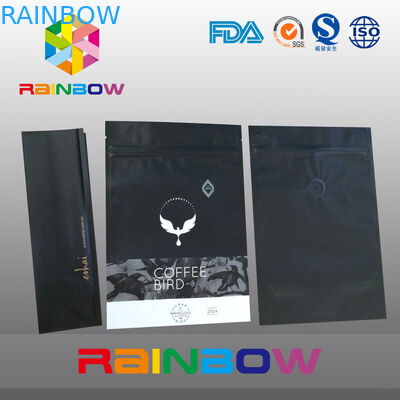 250 ग्राम मैट बॉटम गसेट बैग, कॉफी पैकेजिंग के लिए पाउच बैग खड़े हो जाएं