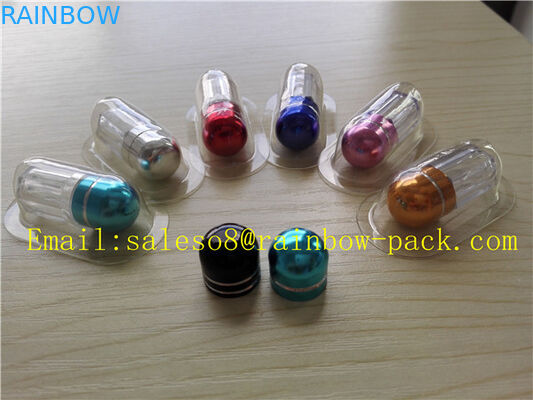 अष्टकोणीय आकार 10ml प्लास्टिक की गोली की बोतलें खाली कैप्सूल बोतल एकल कैप्सूल के लिए