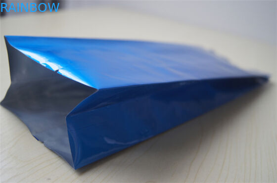 वाल्व के साथ 250 ग्राम सादा मुद्रण पन्नी लाइन में खड़ा चाय बैग पैकेजिंग साइड कली कॉफी बैग