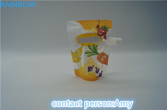 एफडीए रस ज़िप ताला मुद्रण टोंटी पाउच पैकेजिंग पर्यावरण के अनुकूल है