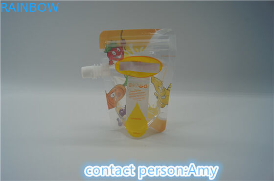 एफडीए रस ज़िप ताला मुद्रण टोंटी पाउच पैकेजिंग पर्यावरण के अनुकूल है