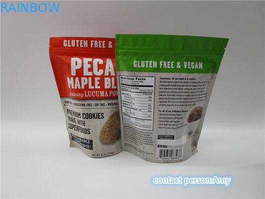 कस्टम मेड प्रोमोशनल चॉकलेट बिस्किट स्नैक बैग पैकेजिंग ग्रैवर प्रिंटिंग