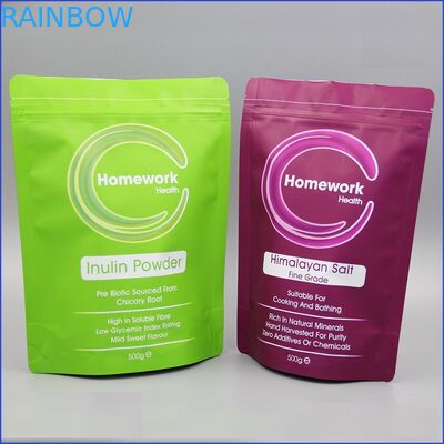 पुन: प्रयोज्य ज़िप कॉफी बैग वाल्व पन्नी लाइन में खड़े कॉफी / चाय / पाउडर पैकेजिंग थैली