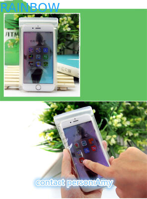 ईवा प्लास्टिक पाउच पैकेजिंग, सेल फोन के लिए पाले सेओढ़ लिया स्लाइडर ज़िप बैग