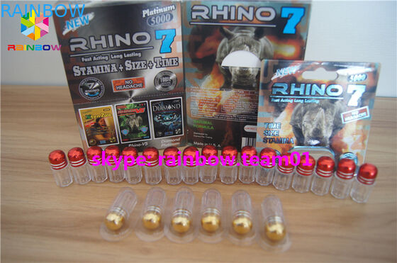 अनुकूलित बुलेट प्लास्टिक की गोली की बोतलें, धातु की टोपी के साथ प्लास्टिक की दवा की बोतलें