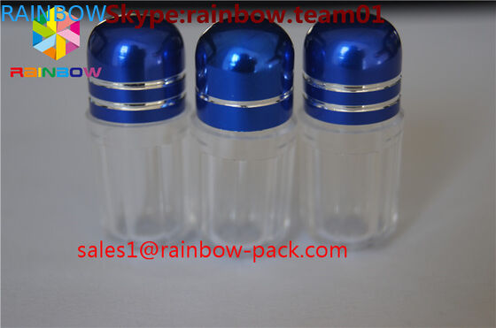 एलिमिनम फॉइल कैप, बुलेट शेल केसिंग के साथ छोटी सेक्स की खाली दवा की बोतलें