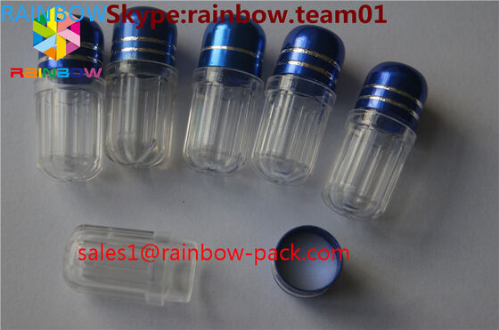 छोटे गोली आकार कैप्सूल कंटेनर सेक्स गोलियाँ कैप्सूल कैप्सूल के लिए राइनो 7 गोली पैकेजिंग वृद्धि की गोली की बोतल