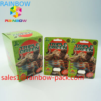 गर्म बिक्री 3 डी प्रिंटिंग कार्ड ब्लैक मांबा 3 डी कार्ड 3 डी सेक्स पिल्स पैकेजिंग पेपर कार्ड 3 डी सेक्स पिल कार्ड एन्हांसमेंट पिल बॉक्स