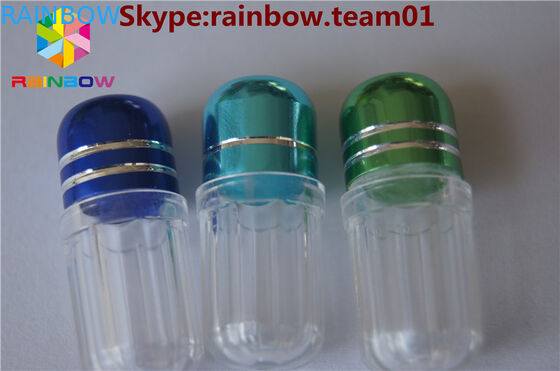 खाली प्लास्टिक कैप्सूल गोली कंटेनर कैप्सूल केस कैप्सूल आकार कंटेनर हेक्सागोनल आकार कैप्सूल बोतल