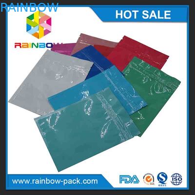 गंध सबूत ziplock एल्यूमीनियम पन्नी ziplock बैग दवा एल्यूमीनियम पन्नी पकड़ सील बैग के साथ ज़िप शीर्ष resealable बैग है