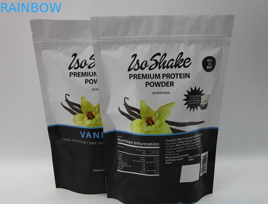 एफडीए मट्ठा प्रोटीन poweder 1kg के लिए जिपर खाद्य थैली खड़े हो जाओ