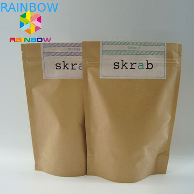 खाद्य, पर्यावरण हितैषी के लिए टिकाऊ लाइनेड एल्युमीनियम फॉयल स्टैंड बैग पैकेजिंग