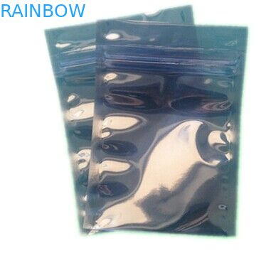 सिल्वर जिप लॉक बिग एंटी स्टेटिक बैग पारदर्शी / आधा पारदर्शी नायलॉन