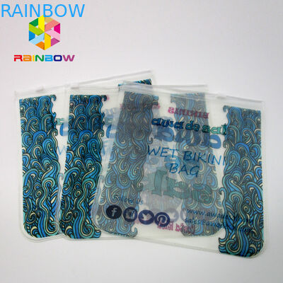 कस्टम बिकनी पैकिंग पीवीसी बिकनी जिपर बैग