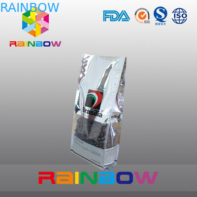 टिकाऊ पक्ष कली फ्लैट नीचे चाय पैकेजिंग बैग कॉफी बीन्स प्लास्टिक बैग