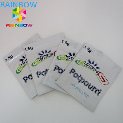 पुरुष संवर्धन गोली बैग 3 - हैंग होल के साथ साइड सील ज़िप फ्लैट पाउच पैकेजिंग