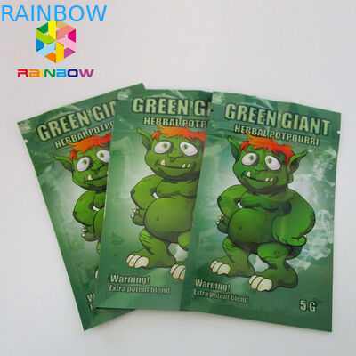 पुरुष संवर्धन गोली बैग 3 - हैंग होल के साथ साइड सील ज़िप फ्लैट पाउच पैकेजिंग