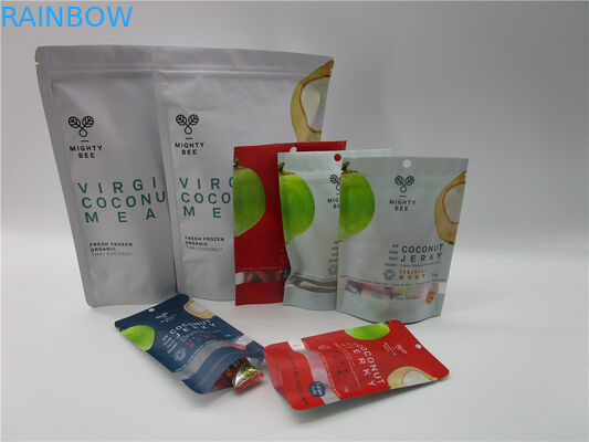 कस्टम मुद्रित पुन: प्रयोज्य स्थायी ज़िपलॉक बैग कुकी चिप्स पन्नी थैला पैकेजिंग