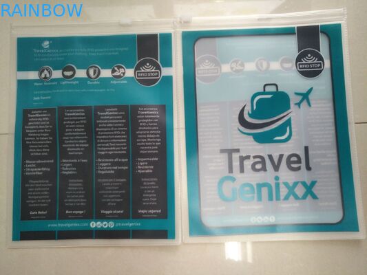 साफ पारदर्शी पीवीसी प्लास्टिक बैग Swimwear के लिए / पाले सेओढ़ लिया ईवा गीला बिकनी बैग