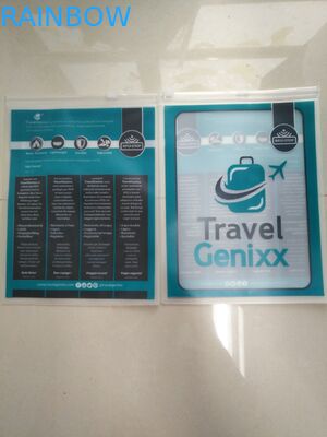 पीवीसी ट्रैवल डॉक्यूमेंट स्लाइडर Zipper Ziplock पाउच पैकिंग बैग / क्लियर PVC Ruler Bag / PVC Pen CASE / PVC स्टेशनरी पाउच