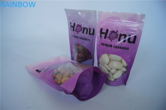 विभिन्न फलों के स्वाद के लिए स्पाइस जिपलॉक छोटे THC / CBD एल्यूमीनियम पन्नी जिपर शीर्ष बैग