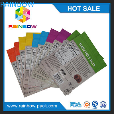 250g एल्यूमीनियम पन्नी मैट प्रिंटिंग माइलर ज़िपलॉक कुकीज़ पैकेजिंग पाउच बैग खड़े हो जाओ