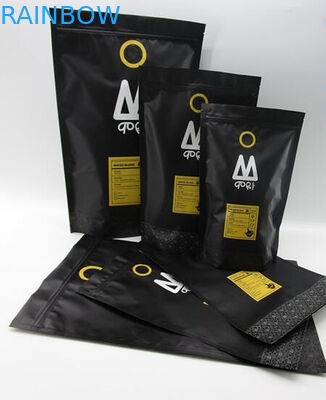 थोक अनुकूल सस्ते सस्ते बीन के लिए कस्टम मुद्रण 250g / 500g / 1kg क्राफ्ट पेपर कॉफी बैग खड़े हो जाओ