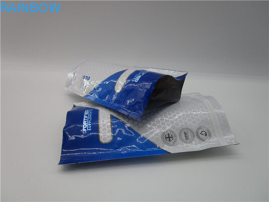 पोषण की खुराक प्रोटीन पाउडर पैकेजिंग पाउच / पन्नी पैकेट खड़े हो जाओ