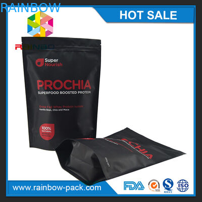 नि: शुल्क नमूने आंसू पायदान के साथ 750 ग्राम मट्ठा प्रोटीन पाउडर packaing के लिए ziplock खड़े हो जाओ