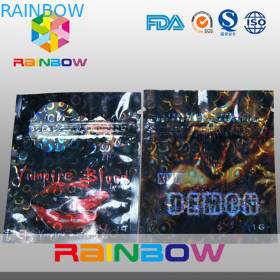 आंसू Notches के साथ टुकड़े टुकड़े में सामग्री बंदर हर्बल धूपघड़ी मिनी ज़िपलॉक