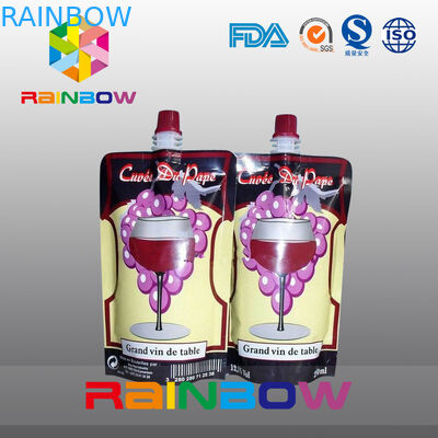 टोंटी ट्यूब और चम्मच के साथ पुन: प्रयोज्य बेबी फूड बैग / बेबी फूड पाउच पैकेजिंग