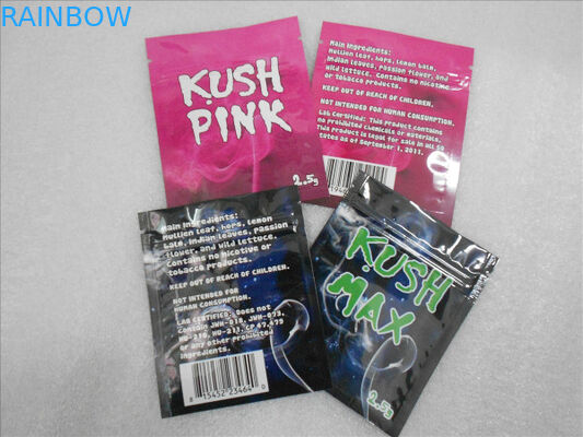 कैलिफोर्निया ड्रीम हर्बल धूप पैकेजिंग फ्लैट जिपर पाउच रासायनिक गोली THC ​​पाउच