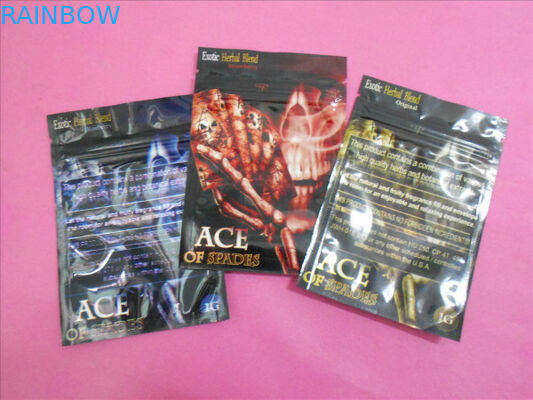 कैलिफोर्निया ड्रीम हर्बल धूप पैकेजिंग फ्लैट जिपर पाउच रासायनिक गोली THC ​​पाउच